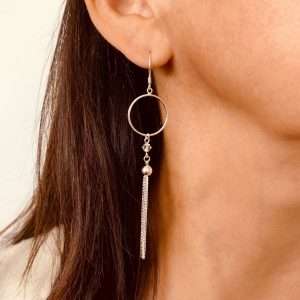 ARO LARGO CÍRCULO CON CADENAS