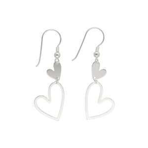 ARO LARGO CORAZÓN DOBLE