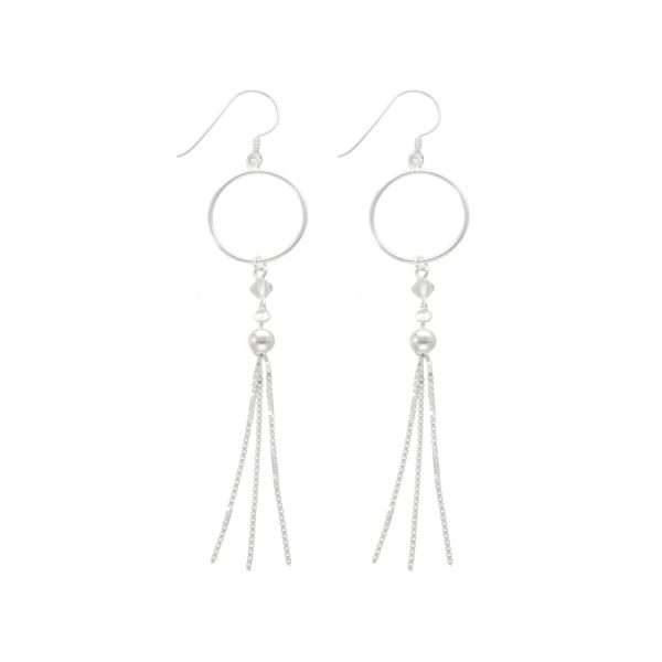 ARO LARGO CÍRCULO CON CADENAS - Imagen 3