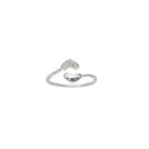 ANILLO CORAZÓN MICROCIRCÓN AJUSTABLE