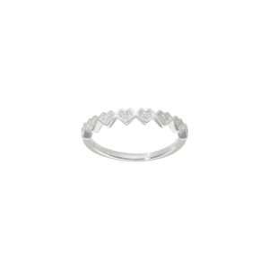 ANILLO CINTILLO CORAZÓN MICROCIRCÓN