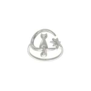 ANILLO GATO EN LA LUNA AJUSTABLE