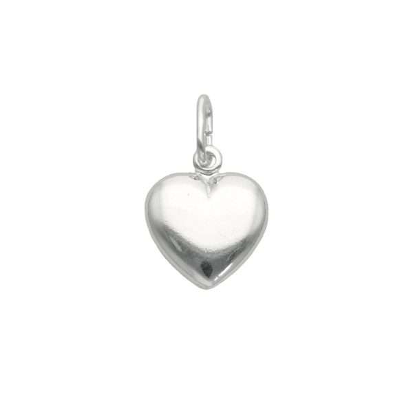 COLGANTE CORAZÓN MEDIANO PLATA INFLADA