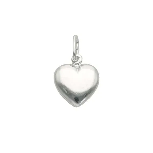 COLGANTE CORAZÓN MEDIANO PLATA INFLADA