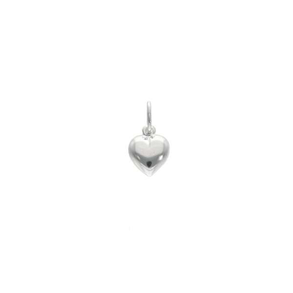 COLGANTE CORAZÓN PLATA INFLADA