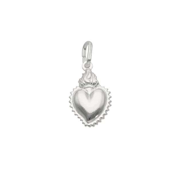COLGANTE CORAZÓN DETENTE PLATA INFLADA