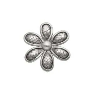 COLGANTE FLOR TEJIDA ENVEJECIDA HECHO A MANO