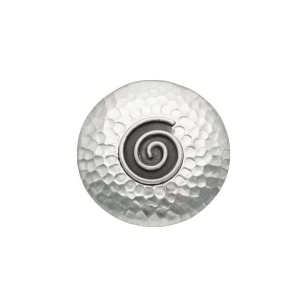 COLGANTE ESPIRAL MARTILLADO ENVEJECIDO HECHO A MANO