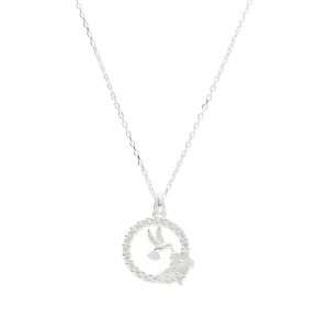 COLLAR COLIBRÍ FLORES MICROCIRCÓN