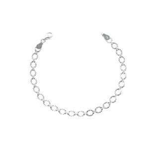 PULSERA ESFERAS CALADAS SATINADAS