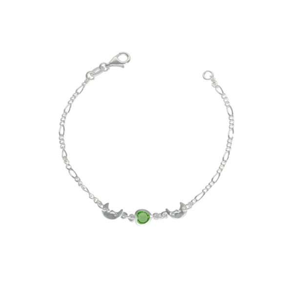 PULSERA LUNAS, CORAZÓN, CIRCÓN