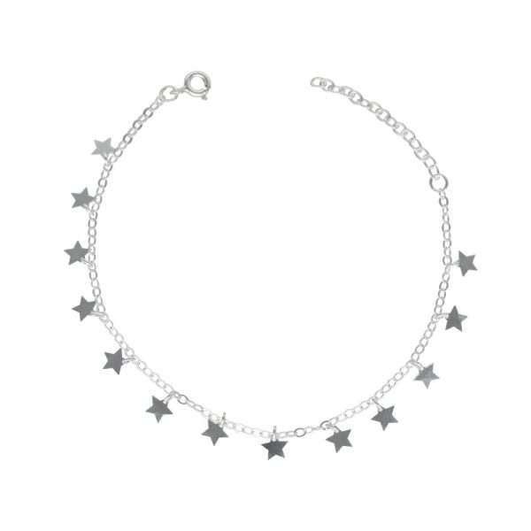 PULSERA ESTRELLAS COLGANTES