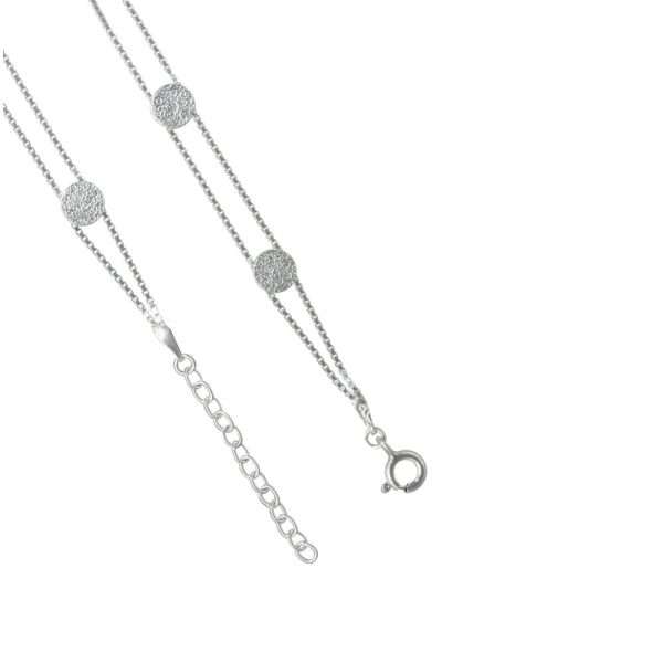 PULSERA DOBLE ESFERAS SATINADAS