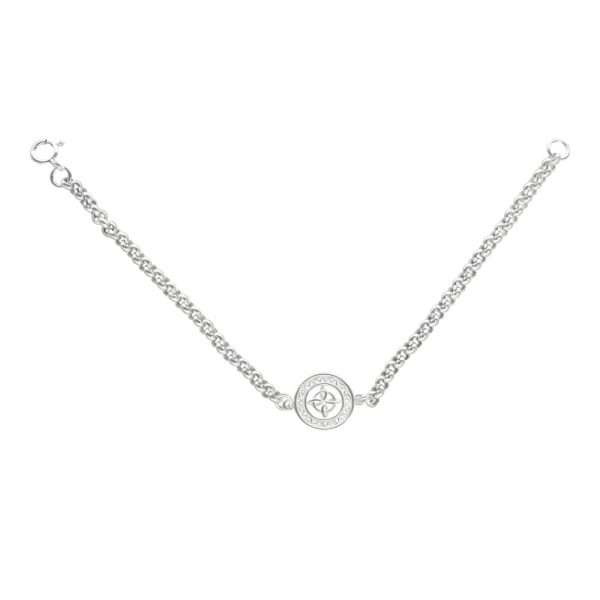 PULSERA ROLO NUDO DE BRUJA EN MEDALLA