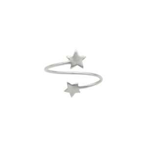ANILLO DOS ESTRELLAS AJUSTABLE