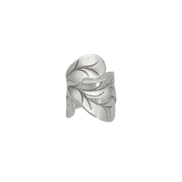 ANILLO AJUSTABLE HOJA HECHO A MANO