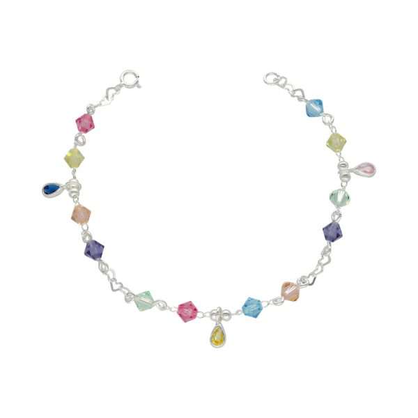 PULSERA CIRCONES MULTICOLOR