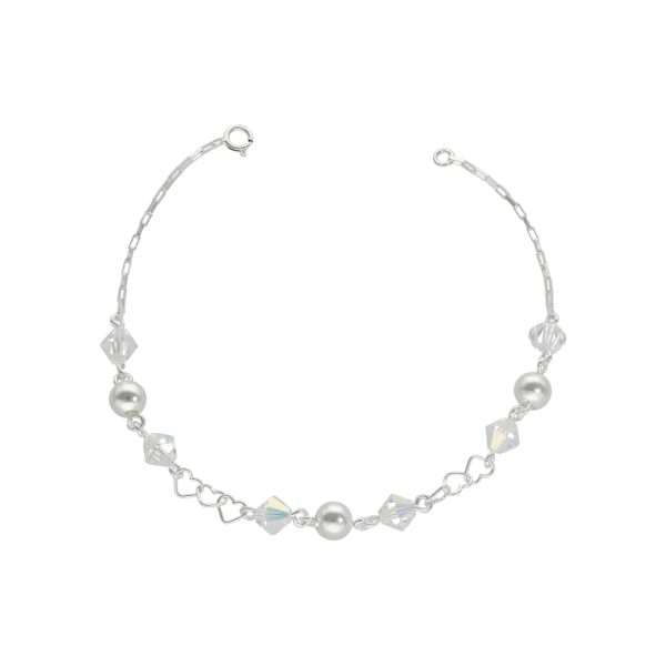 PULSERA CORAZÓN ENTRELAZADO CIRCÓN