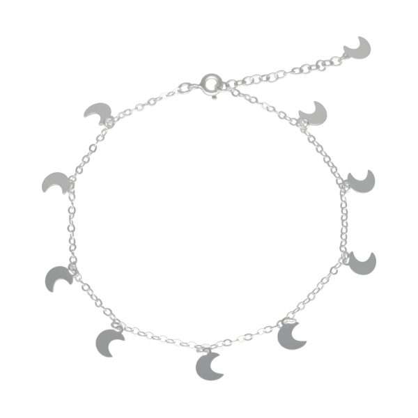 TOBILLERA CON LUNAS COLGANTES