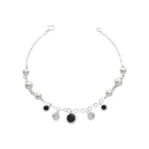 PULSERA BOLITAS Y CIRCONES