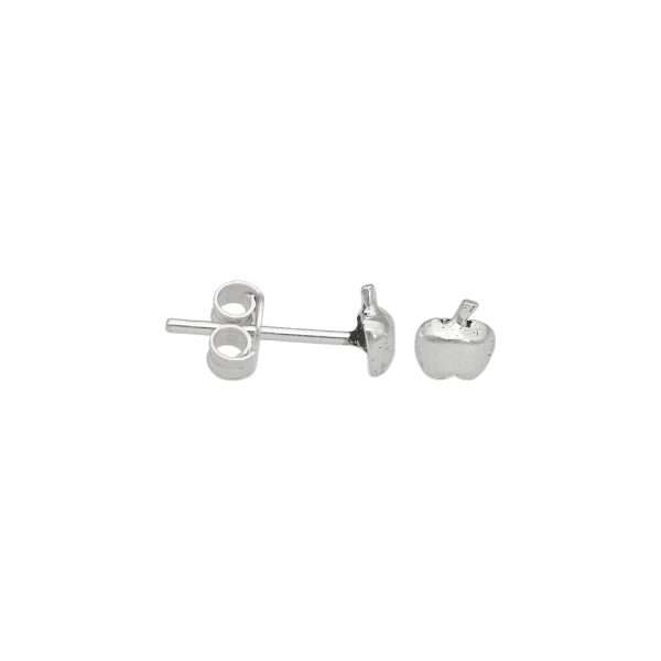 ARO PEGADO MANZANA MINIATURA PLATA ENVEJECIDA