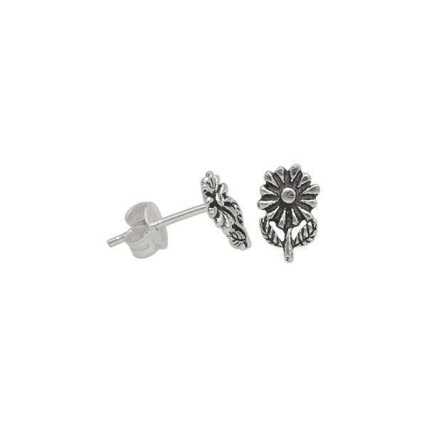 ARO MINIATURA MARGARITA PLATA ENVEJECIDA