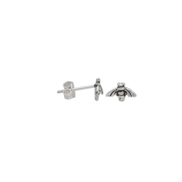 ARO ABEJA MINIATURA PLATA ENVEJECIDA