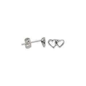 ARO CORAZONES MINIATURA PLATA ENVEJECIDA