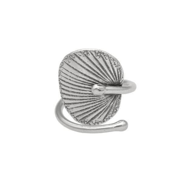 ANILLO AJUSTABLE HOJA HECHO A MANO