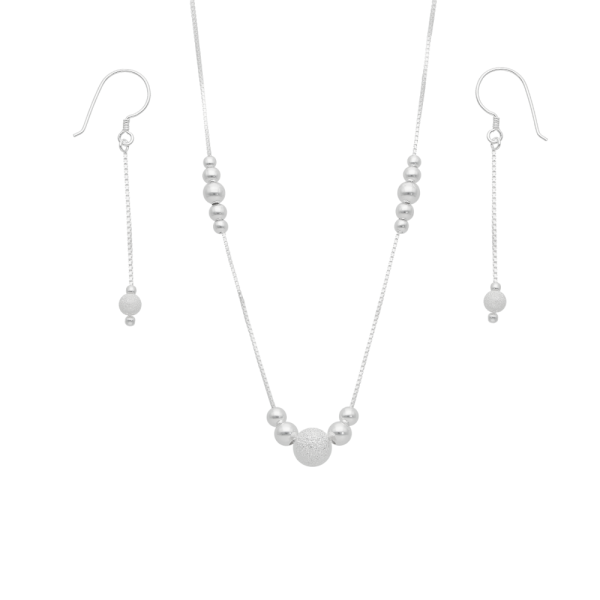 CONJUNTO BOLITAS SATINADAS LISAS
