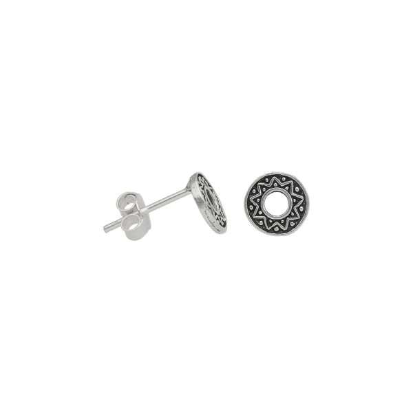 ARO SOL MINIATURA PLATA ENVEJECIDA