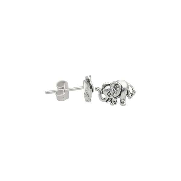 ARO ELEFANTE MINIATURA PLATA ENVEJECIDA