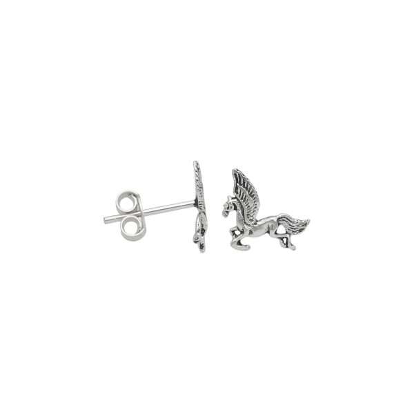 ARO UNICORNIO MINIATURA PLATA ENVEJECIDA