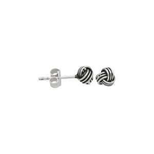 ARO NUDO MINIATURA PLATA ENVEJECIDA