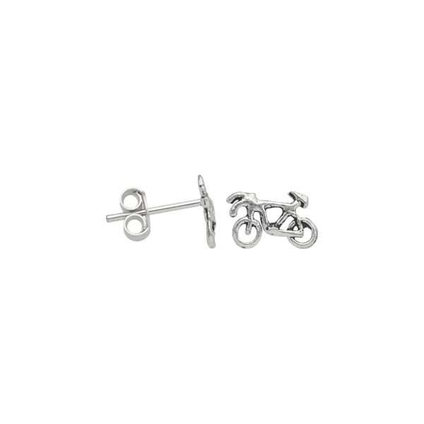 ARO BICICLETA MINIATURA PLATA ENVEJECIDA
