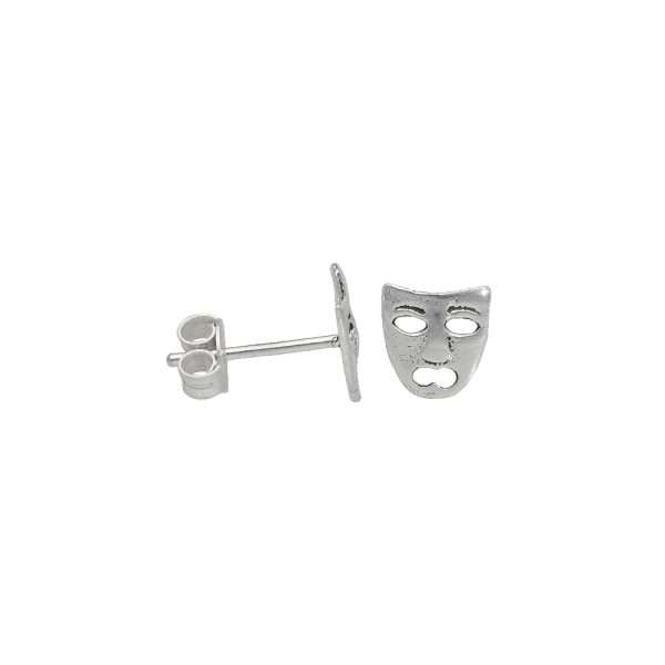 ARO MÁSCARA DE TEATRO MINIATURA PLATA ENVEJECIDA