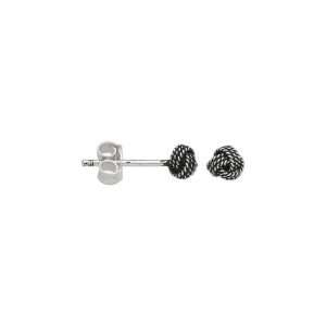 ARO NUDO MINIATURA PLATA ENVEJECIDA