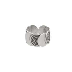 ANILLO ESPIRALES HECHO A MANO