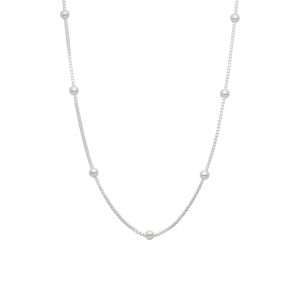 COLLAR VENECIANA CON BOLITAS 3 MM-150 CM