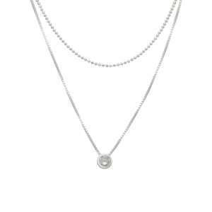 COLLAR DOBLE, PUNTITOS, PUNTO DE LUZ