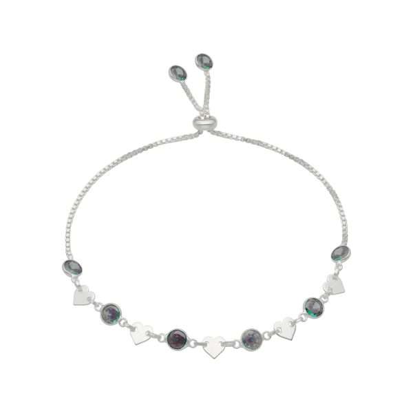 PULSERA AJUSTABLE CORAZÓN CIRCÓN
