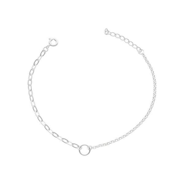 PULSERA ROLO LIMADA, MARIPOSAS COLGANTES - Imagen 2