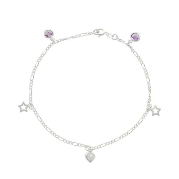 TOBILLERA CARTIER CON COLGANTES