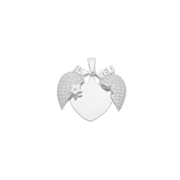 COLLAR CORAZÓN MEMORIES MICROCIRCÓN - Imagen 2