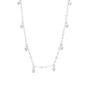 COLLAR CHOKER BOLAS LISAS COLGANTES