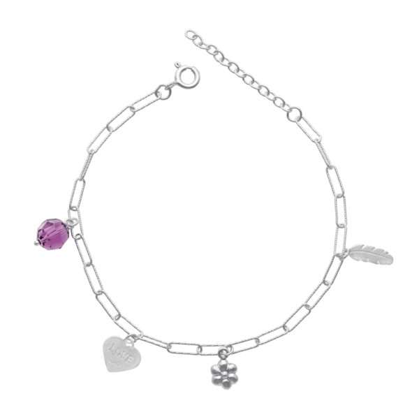 PULSERA LIMADA COLGANTES VARIOS - Imagen 3