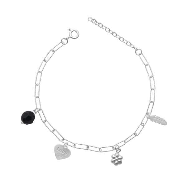PULSERA LIMADA COLGANTES VARIOS - Imagen 2