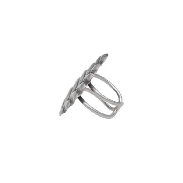 ANILLO AJUSTABLE HOJA HECHO A MANO - Imagen 2
