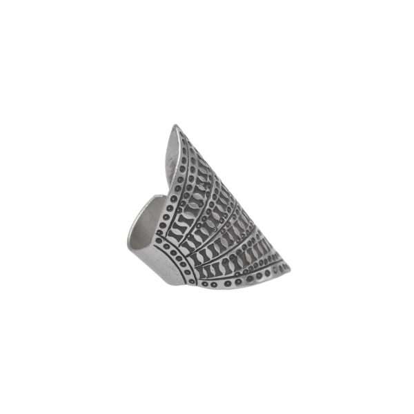ANILLO AJUSTABLE DISEÑO ÉTNICO HECHO A MANO - Imagen 3