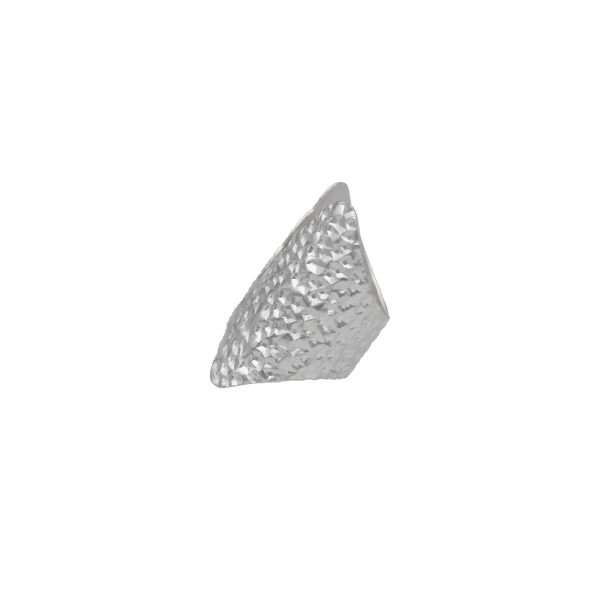 ANILLO AJUSTABLE MARTILLADO Y SATINADO HECHO A MANO - Imagen 2